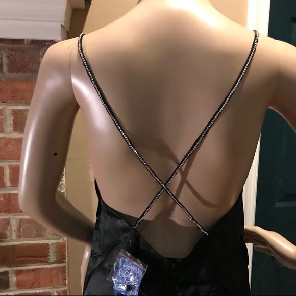 NWT $60 free people Intimately Anthracite Chemise/Mini - Picture 3 of 16